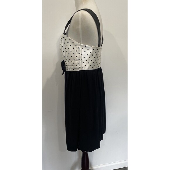 VTG Y2K Gunne Sax Jessica McClintock Satin Party Prom Bubble Dress Polka Dot 7‎ - Picture 4 of 10